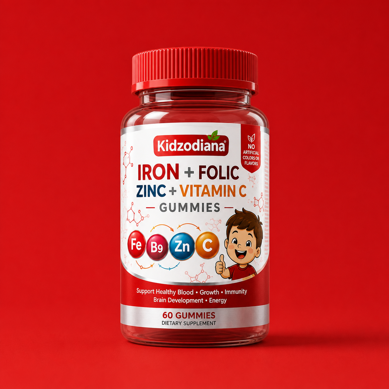 kidsodiana gummies iron 60 pieces