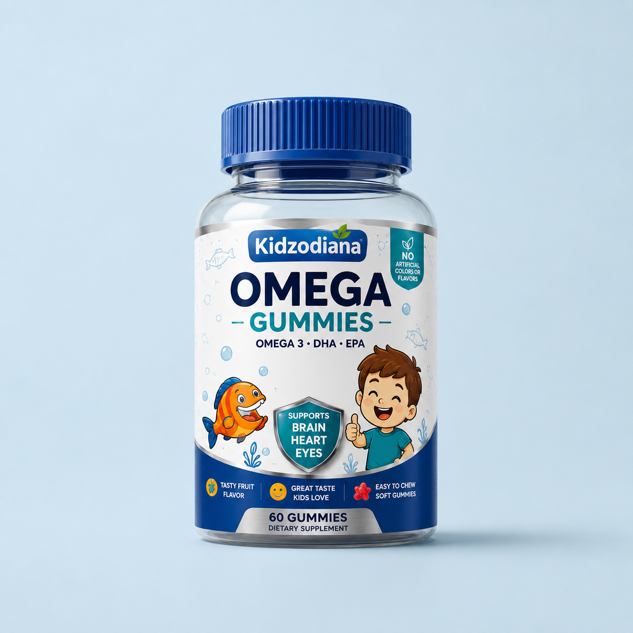 kidsodiana gummies omega 60 pieces 