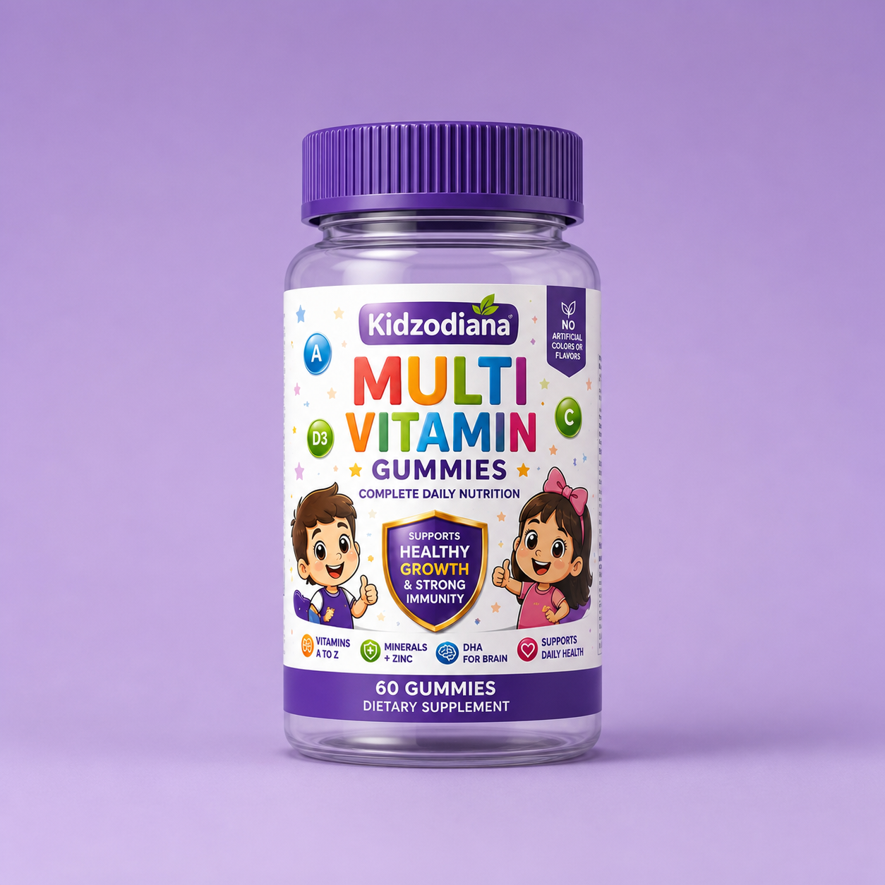 kidsodiana gummies multivitamin 60 pieces 