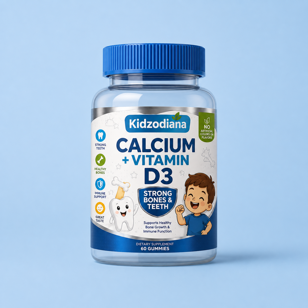 kidsodiana gummies calcium 60 pieces 